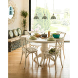 Vermont White Wash 5pc Dining Set