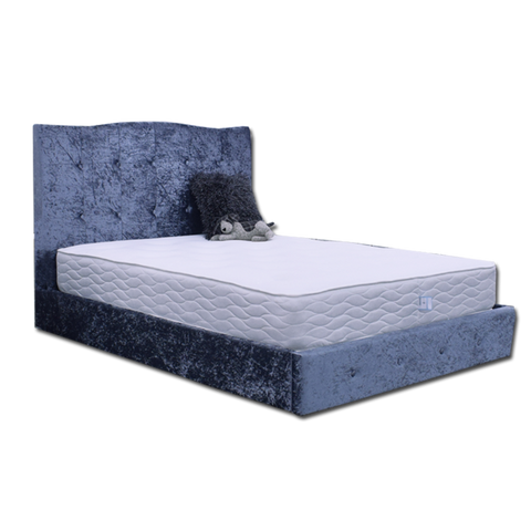 Amanda Double Bed Dark Silver