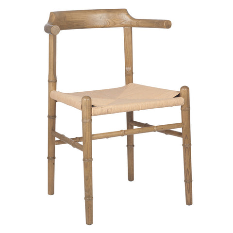 Beijing Oak Coloured Elm Wood & Paper Chair