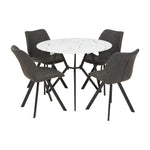 Weston Round Grey Dining Set