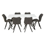 Weston Rectangular Grey Dining Set