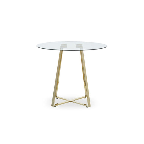 Metropolitan Round Glass Dining Table