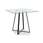 Metropolitan Square Glass Dining Table