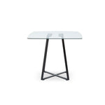 Metropolitan Square Glass Dining Table