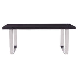 Kerala Black U-Shaped Base Dining Table