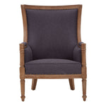 Cabra Graphite Chair with Sweeping Arms