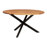 Arlo Round Acacia Wood Dining Table