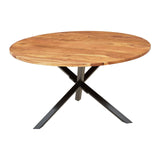 Arlo Round Acacia Wood Dining Table