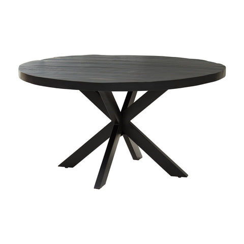 Arlo Black Mango Round Dining Table