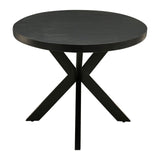 Arlo Black Mango Oval Dining Table