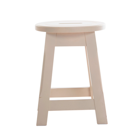 Button Top Low Bar Stool