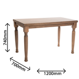 Farmhouse Rectangle Dining Table