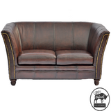 Fleming Leather sofa