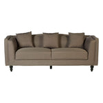 Feya 3 Seat Mink Fabric Sofa