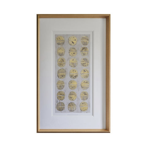 Gold Fossil Framed Art