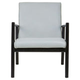 Kendari Chair in Black Plain Cow Leather