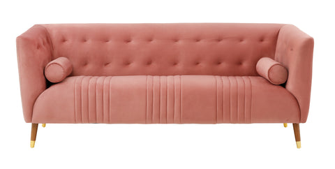 Blush Pink 3 Seater Victoria Sofa