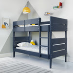 Hugo Wooden Detachable Bunk Bed in Navy Blue