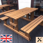 Penzance Walk in Picnic Bench 6 seater