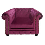 Regents Park Chesterfield Damson Chair