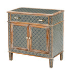 Ruth Rustic Patterned Cabinet
