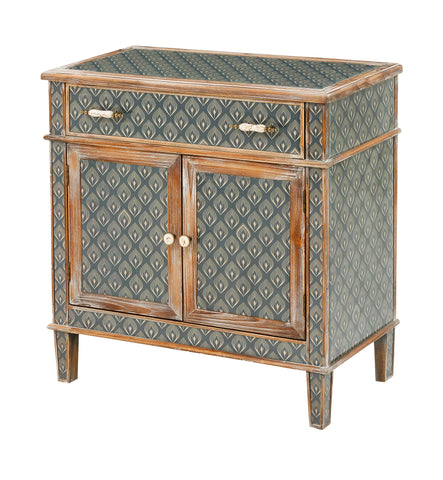 Ruth Rustic Patterned Cabinet