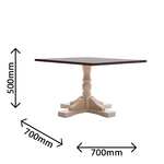 Stowe Square Pedestal Coffee Table