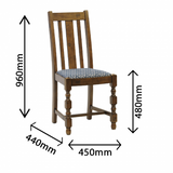 Traditional High Back Dining Chair