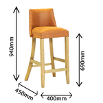 Warwick Mid Height Poseur Chair