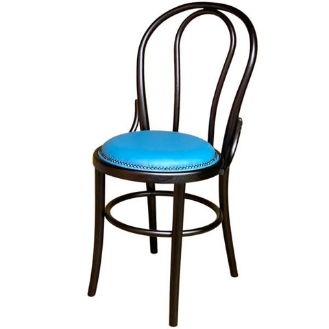 Bentwood Round seat Upholstered Side Chair