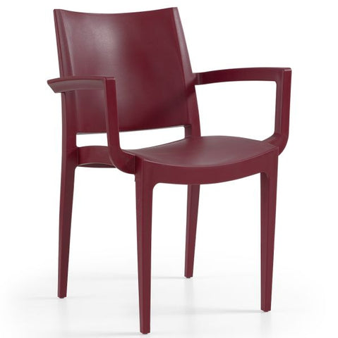 Wanda Arm Chair Bordeaux