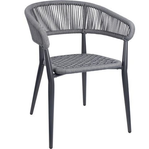 Madrid Arm Chair with Grey Frame