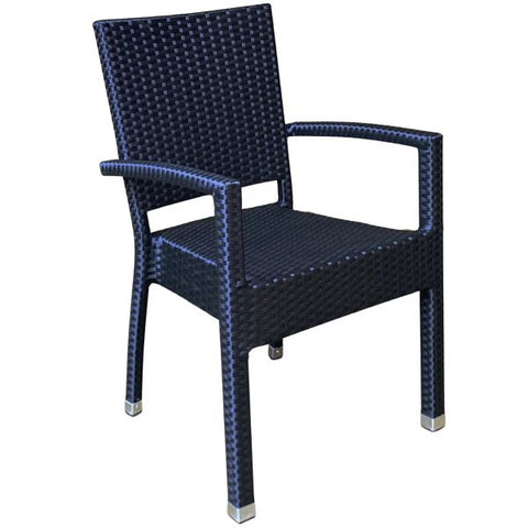 Sorrento Arm Chair Black