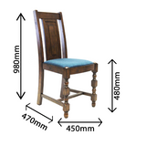 Henley Solid Back Dining Chair