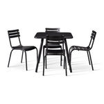 Rio 4 seater table with 4 Rio side chairs