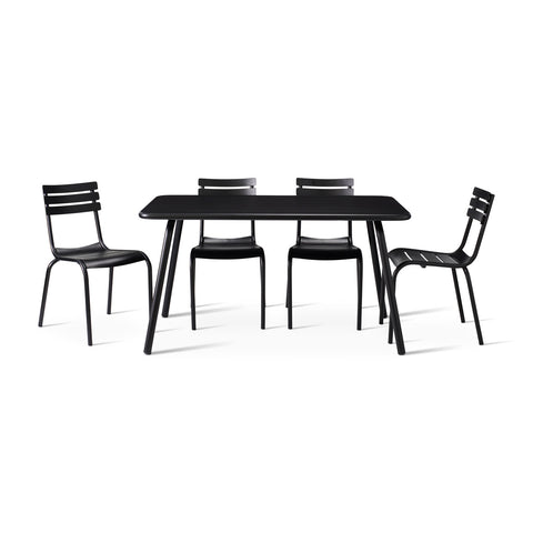 Rio 6 seater table with 4 Rio side chairs